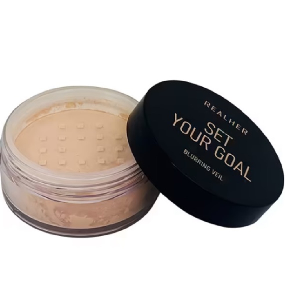 NEW Realher Set your Goal Blurring Veil Setting Powder Translucent